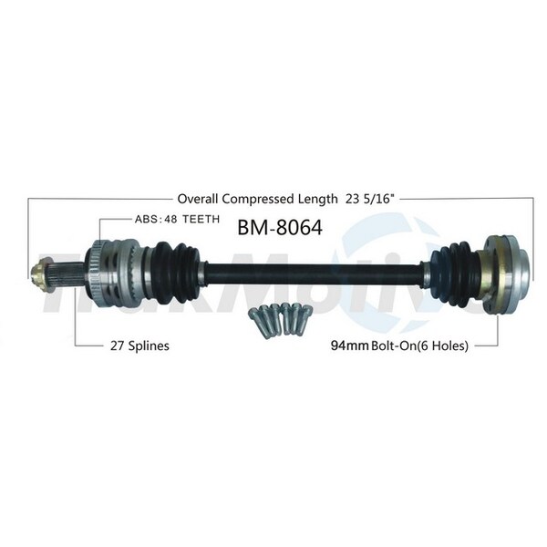 Surtrack Axle Cv Axle Shaft, Bm-8064 BM-8064 - main